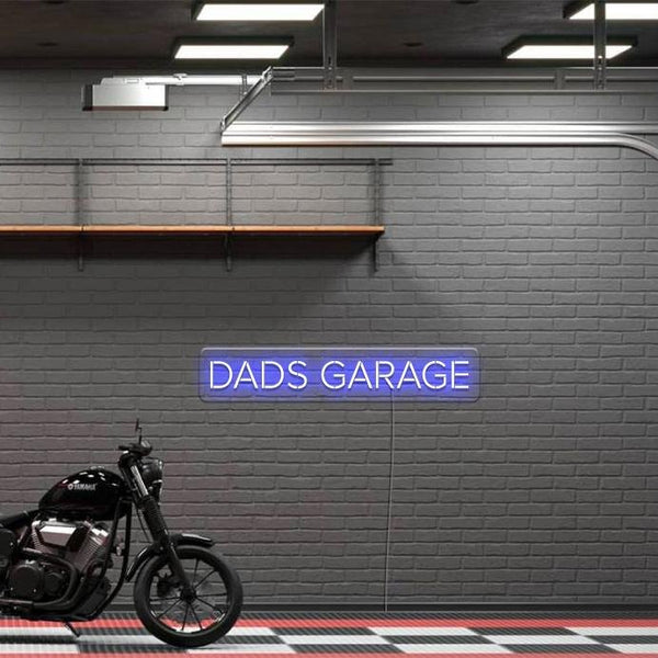 'Dad's Garage' LED Neon Sign - Oneuplighting