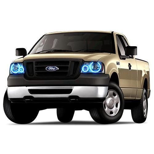 Ford F150 2004-2008 RGB Halo Headlights | ONEUPLIGHTING - Oneuplighting