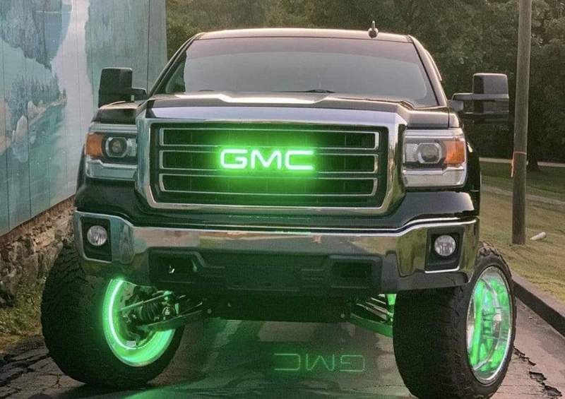 GMC Grill Emblem | LED GMC Emblem | ONEUPLIGHTING - Oneuplighting
