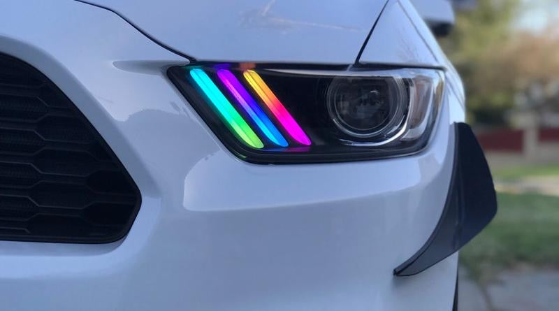2018-2020 Ford Mustang RGBW DRL Boards + Halo Kit | ONEUPLIGHTING - Oneuplighting