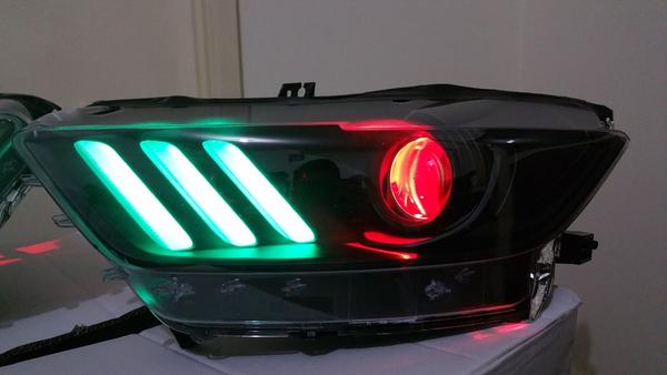 Ford Mustang 2015-2017 RGBW LED DRL Boards | ONEUPLIGHTING - Oneuplighting