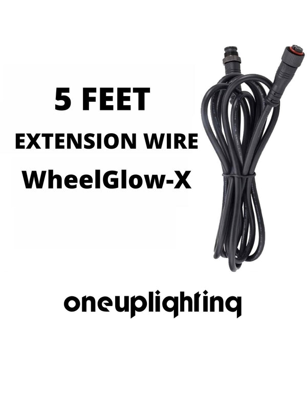 WHEELGLOW-X EXTENSION WIRES | EXTENSION CABLES | ONEUPLIGHTING - Oneuplighting