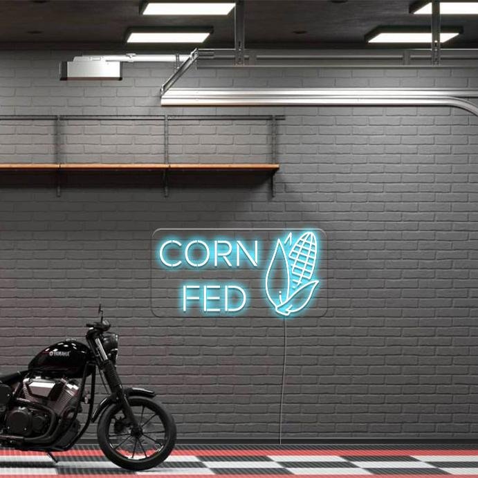 'Corn Fed' LED Neon Sign - Oneuplighting