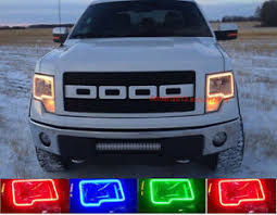 Ford F150 2009-2014 RGB Halo Headlights | ONEUPLIGHTING - Oneuplighting