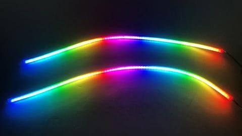 Flexible Color Chasing Tubes | LED DRL Tubes | ONEUPLIGHTING - Oneuplighting