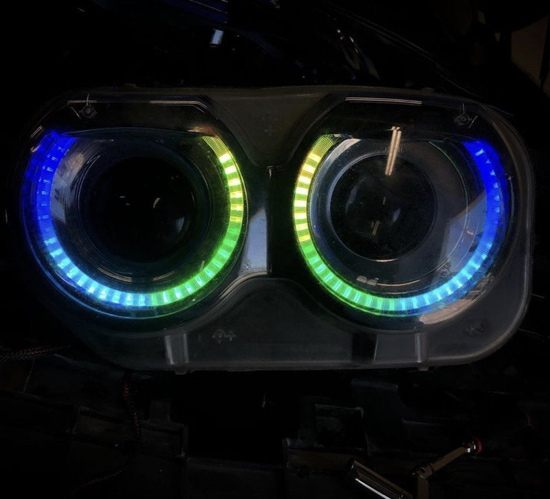 Universal Halo Kit | RGBW Color Chasing Fog Light Halos | ONEUPLIGHTING - Oneuplighting