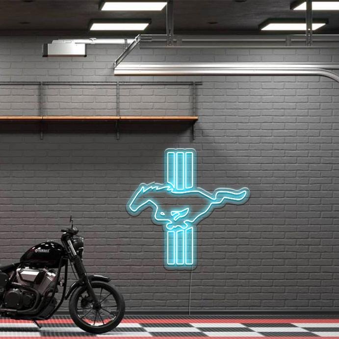 'Mustang' LED Neon Sign - Oneuplighting